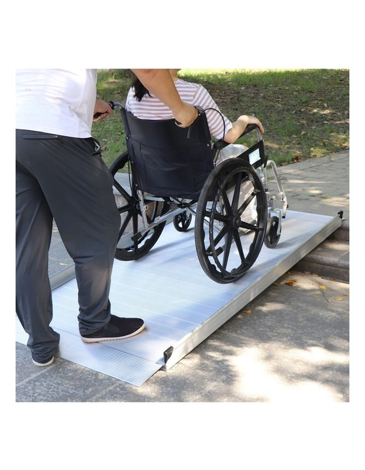 Kartrite 6ft Portable Aluminium Mobility Threshold Access Wheelchair Ramp image 7