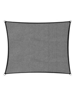Wallaroo 2.5 x 2.5 Shade Sail 280GSM Outdoor Sun Shade Canopy Grey Square Cloth