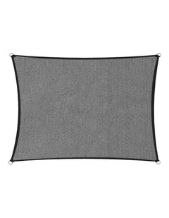 Wallaroo 280GSM Outdoor Sun Shade Sail Canopy Grey - 4m x 5m