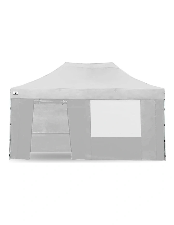 Gazebo Tent Marquee 3x4.5m PopUp Outdoor Wallaroo White image 5