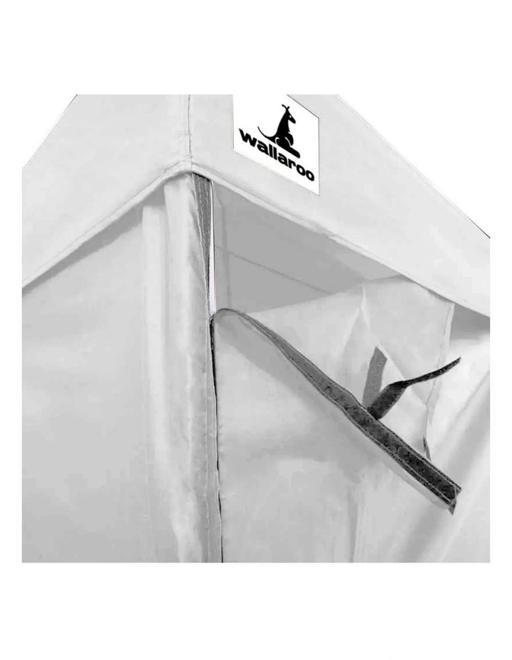 Gazebo Tent Marquee 3x4.5m PopUp Outdoor Wallaroo White image 6