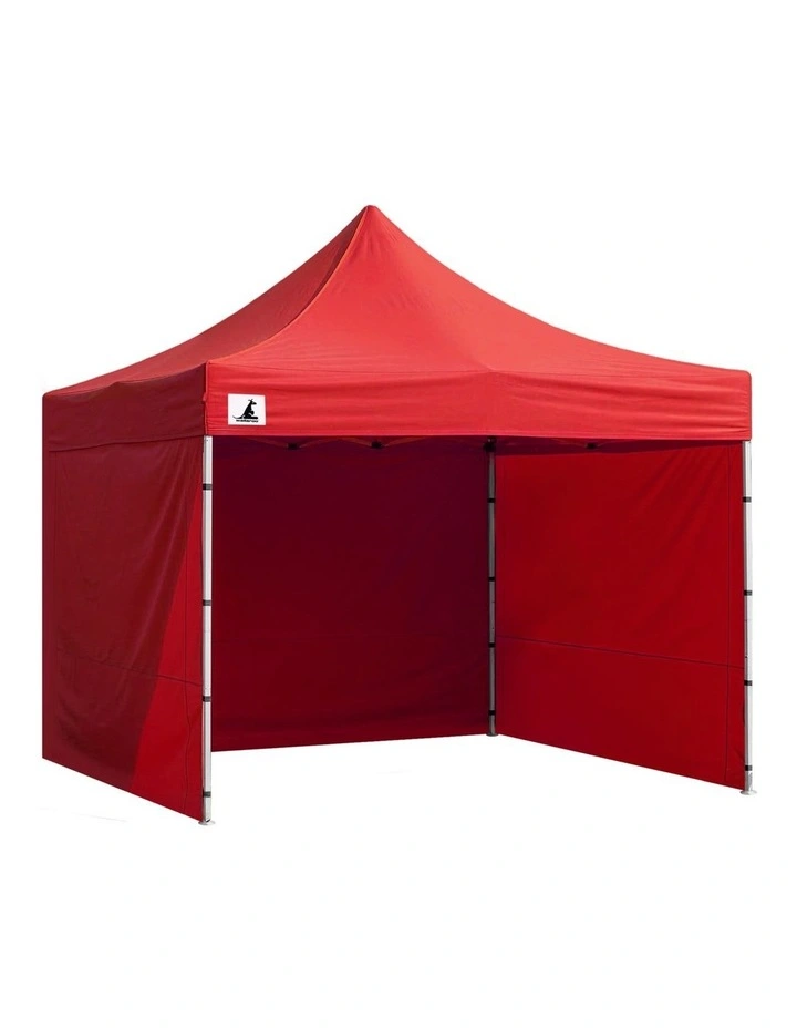 Wallaroo 3x3 PopUp Red Gazebo Marquee Outdoor Tent image 1