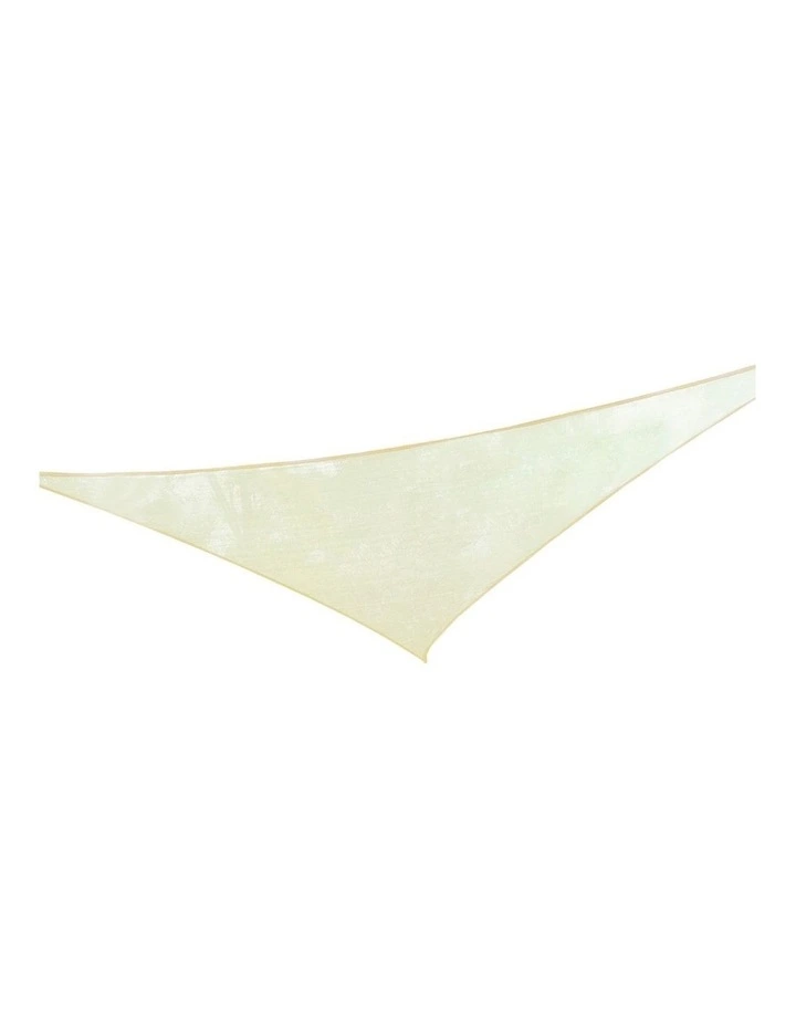 Wallaroo Waterproof 160GSM Outdoor Sun Shade Sail Canopy 3.6m Triangle image 1