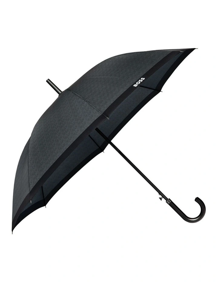 Boss Golf Umbrella Chevron Dark Grey image 1