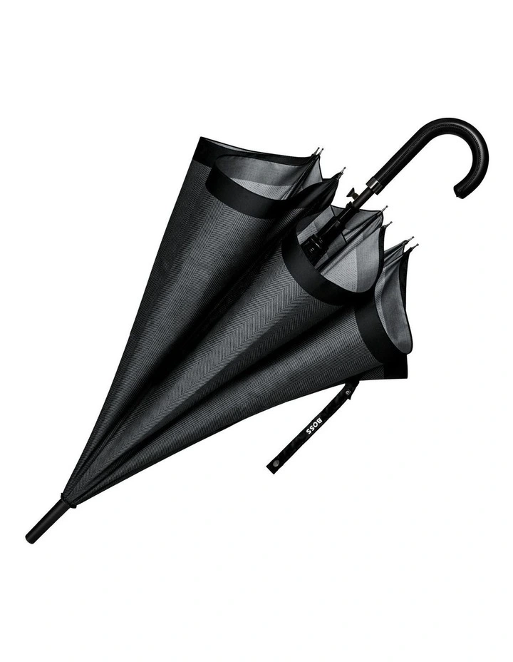 Boss Golf Umbrella Chevron Dark Grey image 2