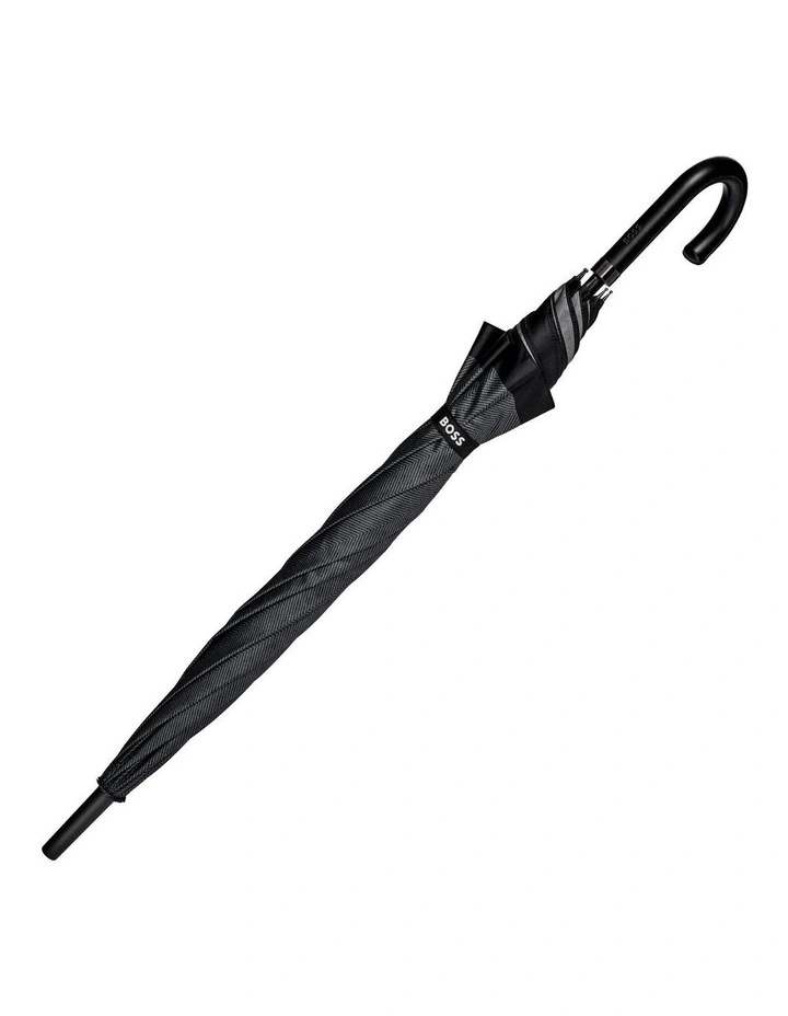 Boss Golf Umbrella Chevron Dark Grey image 5