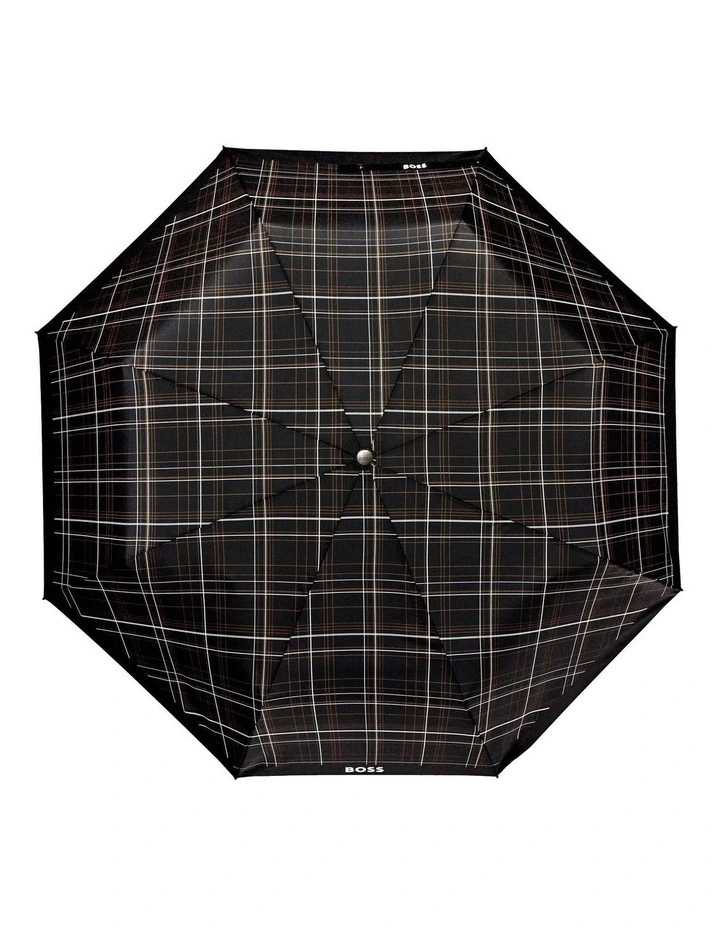 Boss Pocket Umbrella Checkered Black image 3