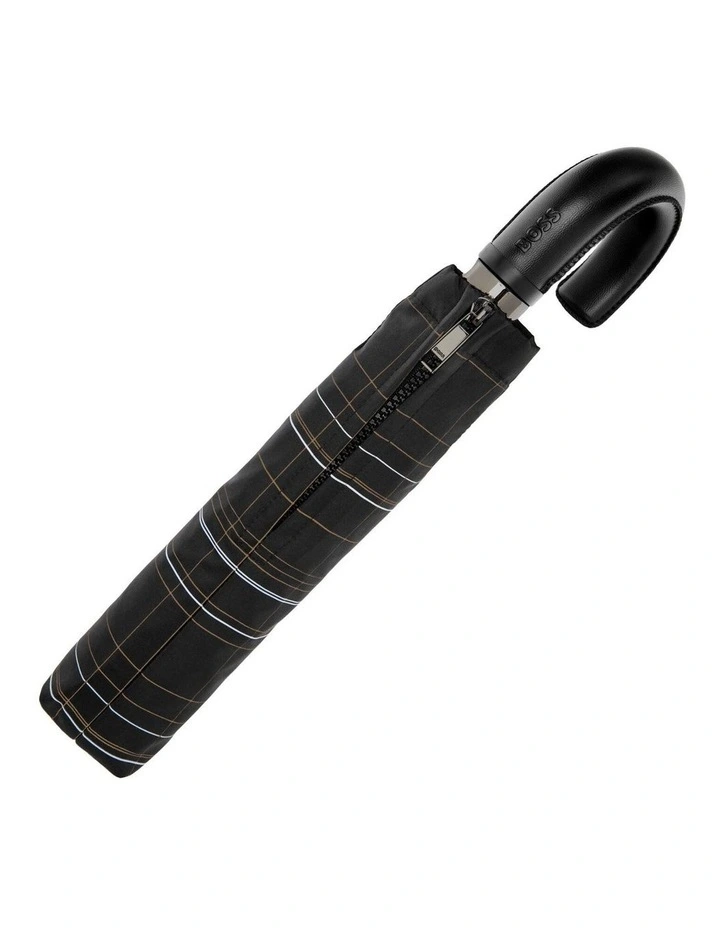 Boss Pocket Umbrella Checkered Black image 4