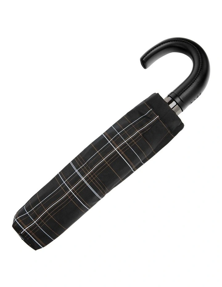 Boss Pocket Umbrella Checkered Black image 5
