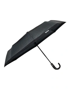 Boss Pocket Umbrella Chevron Dark Grey