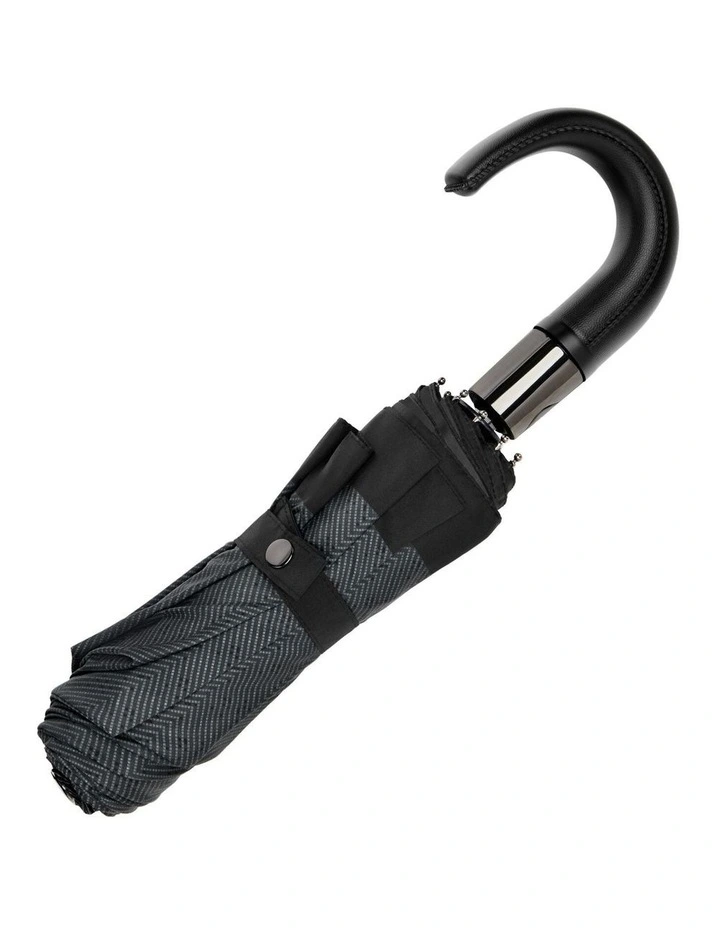 Boss Pocket Umbrella Chevron Dark Grey image 5