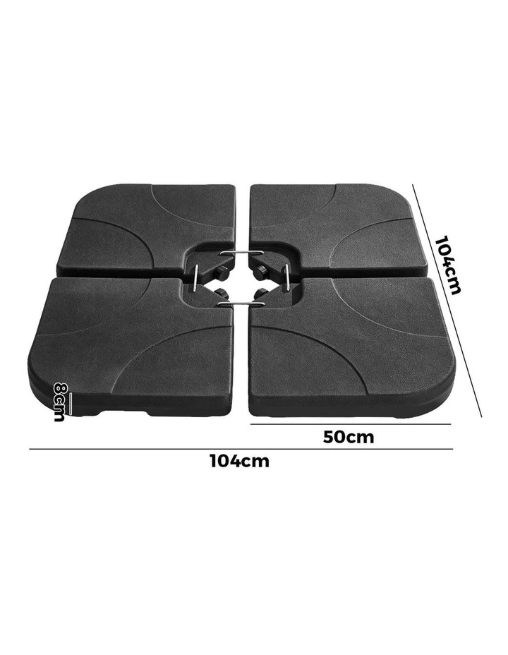 Livsip Outdoor Umbrella Base Garden Patio Water Pod 60KG Weight Capacities image 3
