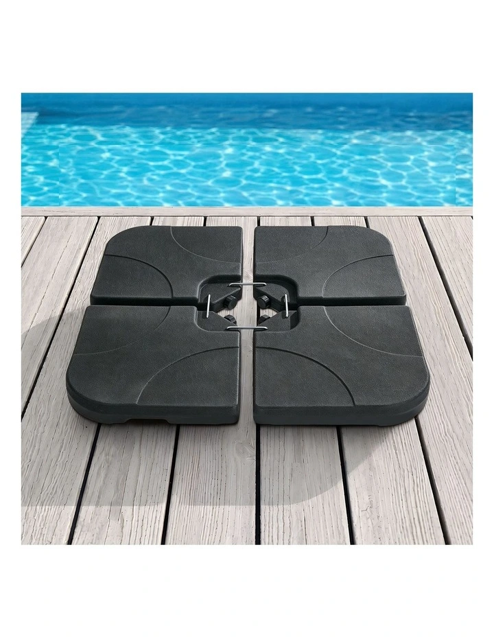 Livsip Outdoor Umbrella Base Garden Patio Water Pod 60KG Weight Capacities image 4