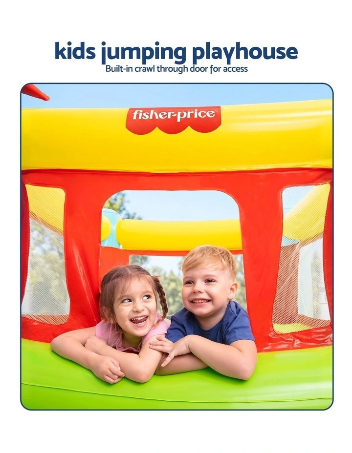 Bestway Kids Inflatable Jumping Castle Trampoline House 173cmx175cmx135cm image 5