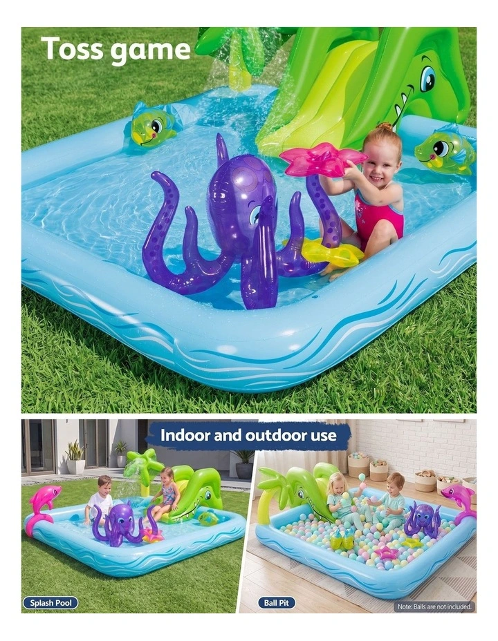 Bestway Kids Pool 239x206x86cm Inflatable Above Ground Play Pools 308L image 5