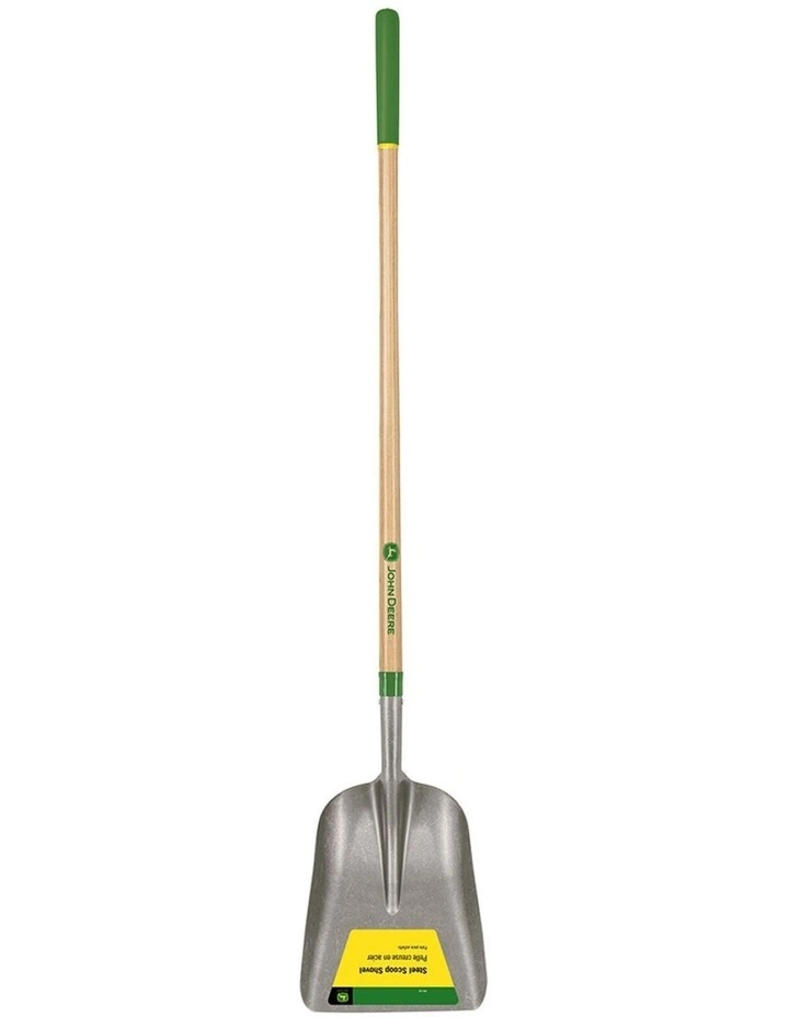 Truper Tools John Deere Steel Street Shovel No.2 Blade 22.86 cm/9'' Grip image 1