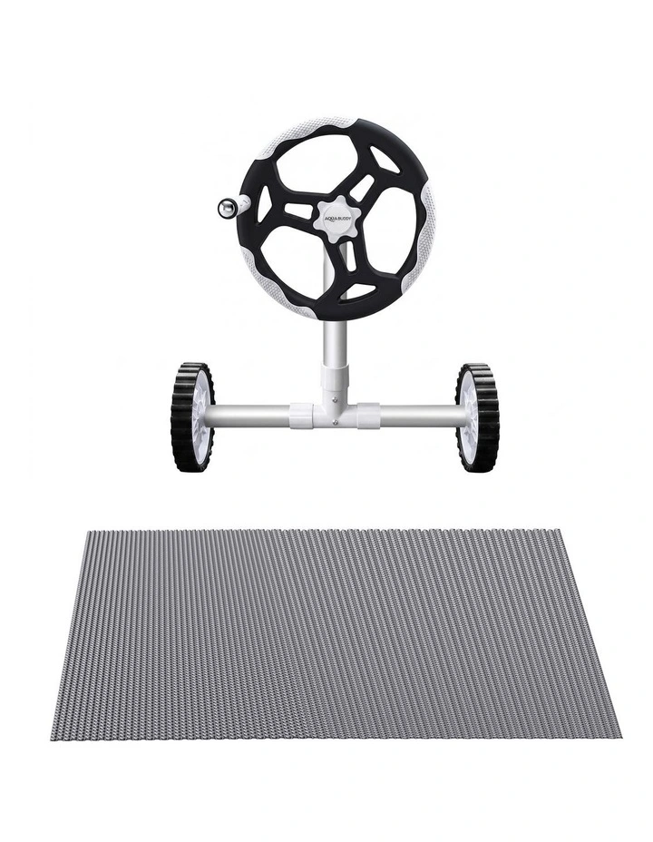 Aqua Buddy 500 Micron 8x4.2m Silver Pool Cover Solar Blanket with 5.5m Roller image 3