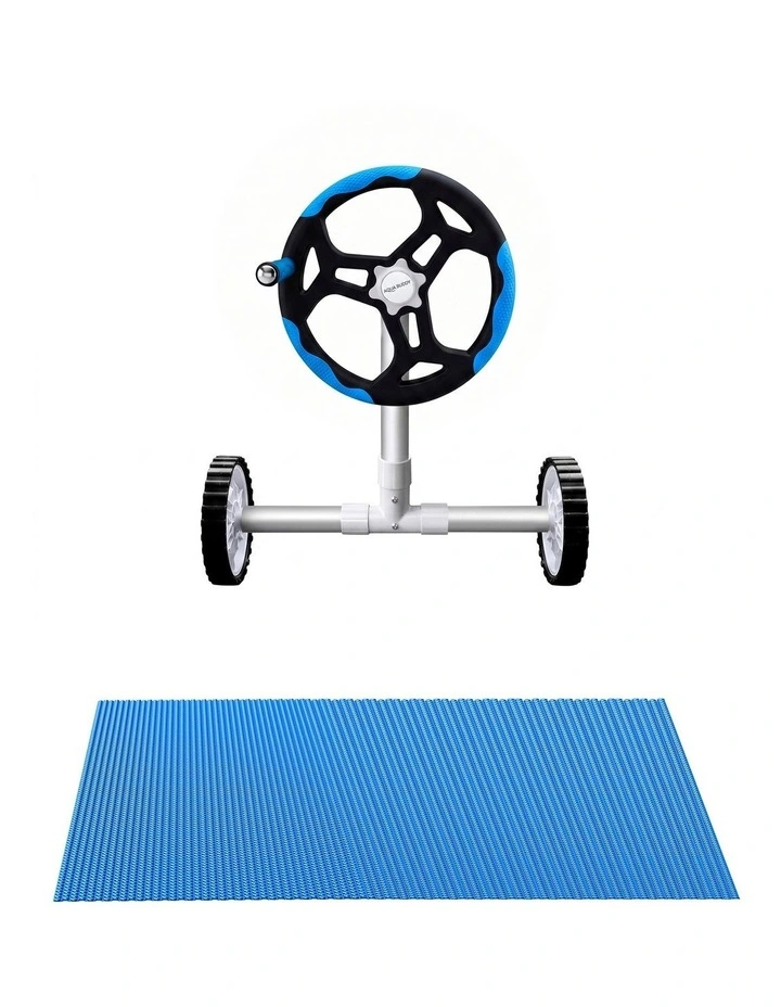Aqua Buddy 500 Micron 10x4m Blue Pool Cover Solar Blanket with 5.5m Roller image 3