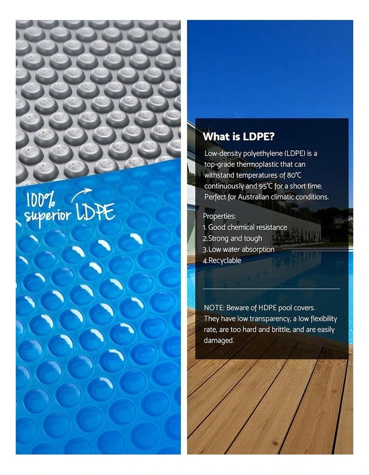 Aqua Buddy 500 Micron 9.5x5m Pool Cover Solar Blanket with 5.5m Roller image 5
