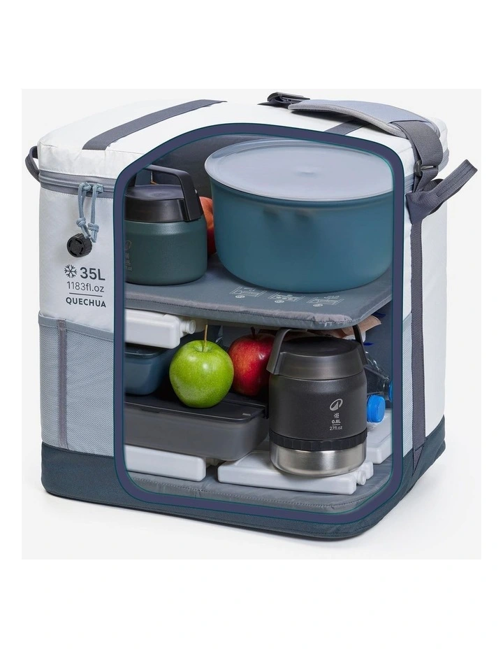 Decathlon - 35 L Fresh camping cooler 500 - keeps food cool for 17 hours image 2