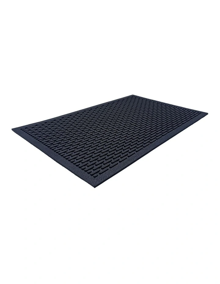 Fab Habitat Capsule Rubber Doormat In Black image 2