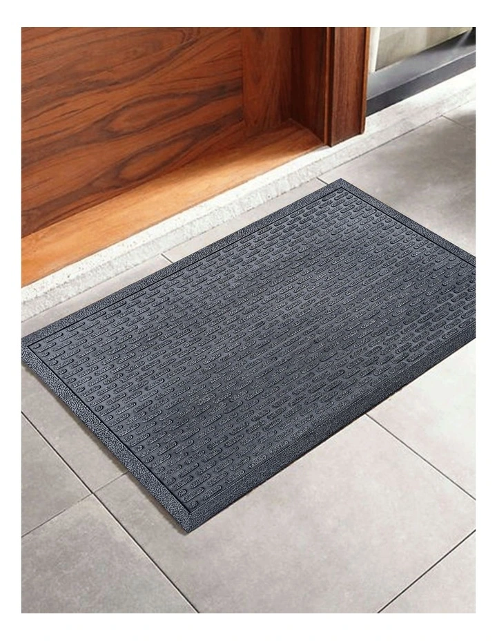 Fab Habitat Capsule Rubber Doormat In Black image 4
