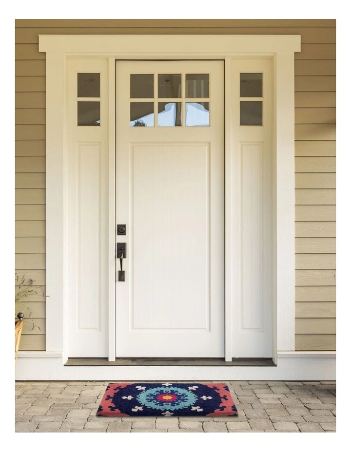 Fab Habitat Suzanni 100% Coir Doormat In Multicolour image 5