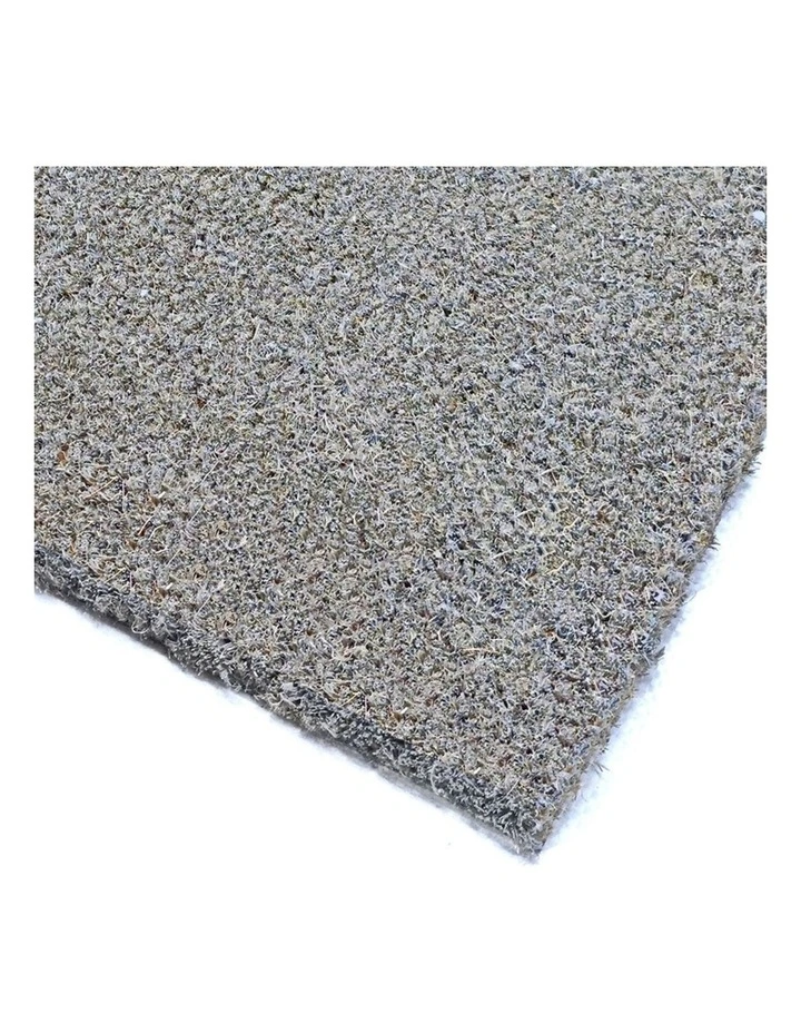 Fab Habitat G'Day PVC Backed Coir Doormat In Grey image 3