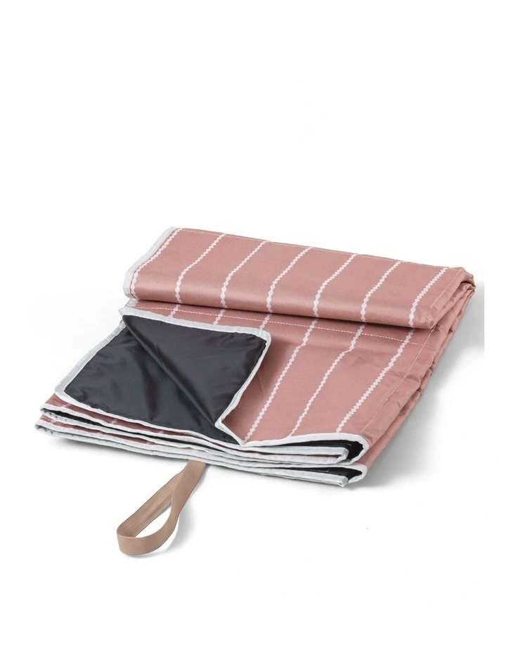 Monbento Waterproof Picnic Blanket for Outdoor Meals - Pink Moka image 2