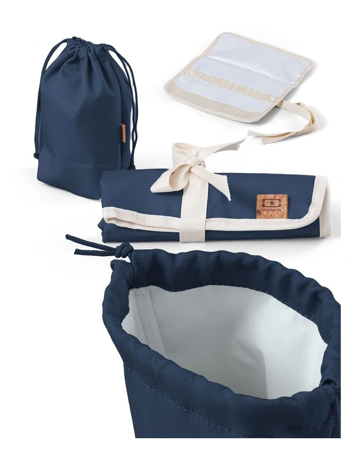 Monbento Escape - The XXL Insulated Bag For All Your Outings - Blue Natural image 3