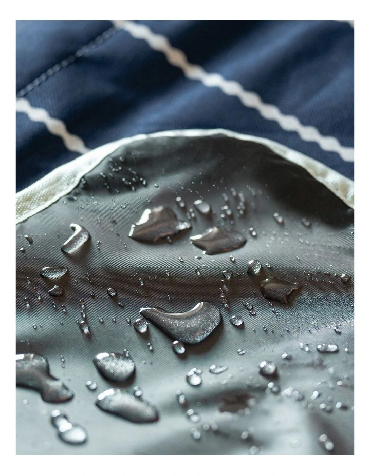 Monbento Waterproof Picnic Blanket for Outdoor Meals - Blue Natural image 3