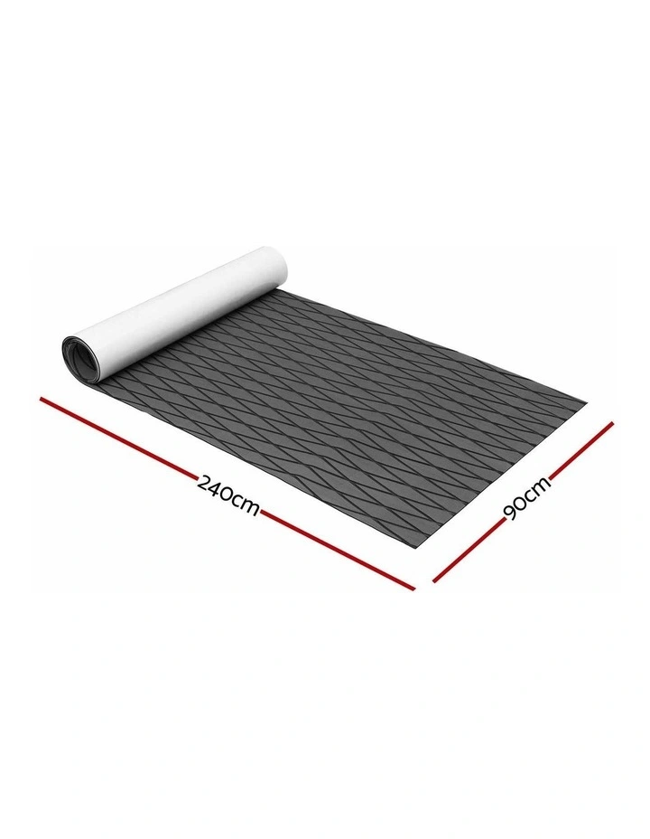 Seamanship EVA Foam Boat Flooring Deck Mat 240x90cm 6mm Diamond Dark Grey image 5