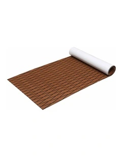 Seamanship EVA Foam Boat Flooring Decking Mat 240x90cm 6mm Diamond Brown