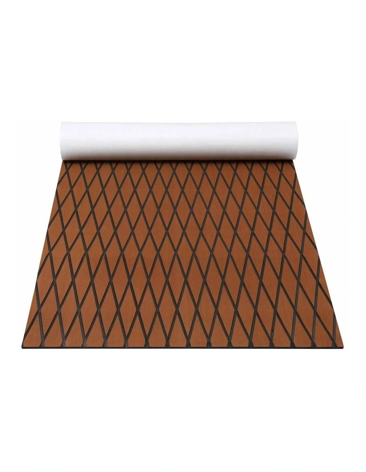 Seamanship EVA Foam Boat Flooring Decking Mat 240x90cm 6mm Diamond Brown image 5