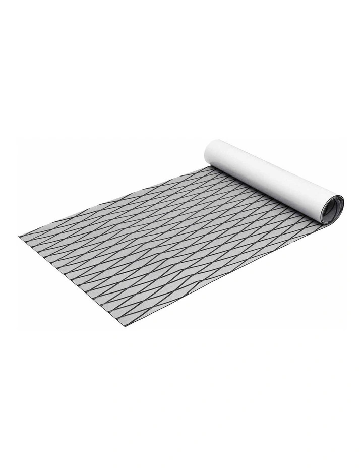 Seamanship EVA Foam Boat Flooring Deck Mat 240x90cm 6mm Diamond Light Grey image 1