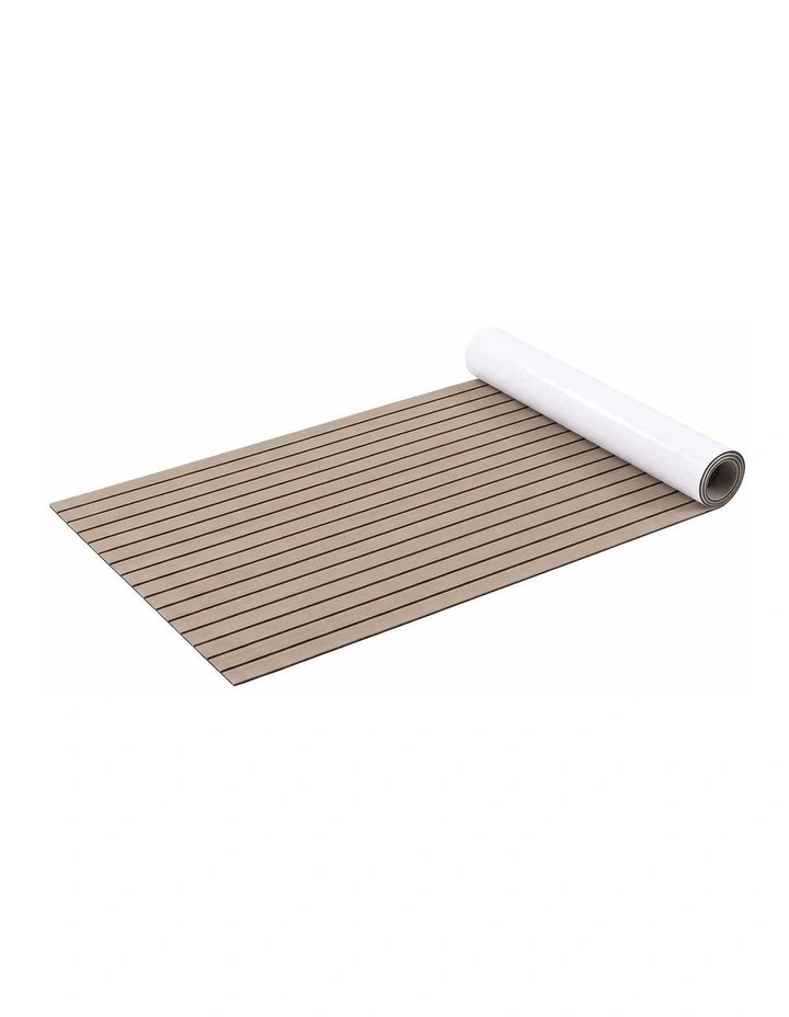 Seamanship EVA Foam Boat Flooring Decking Mat 240x90cm 6mm Taupe image 1