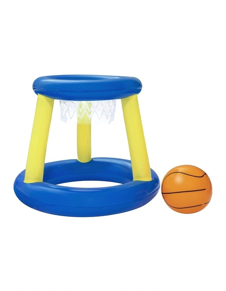 Bestway Inflatable Pool Float Basketball Hoop Set with Ball Blue image 3