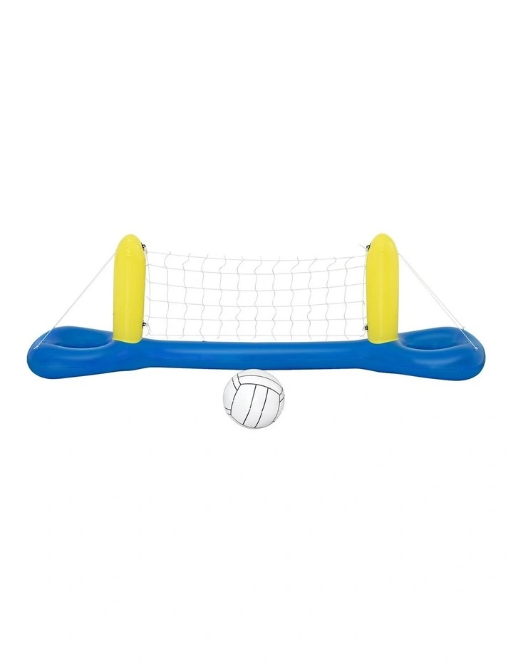 Bestway Floating Pool Volleyball Net Set with Ball 252cm x 64cm Blue image 3