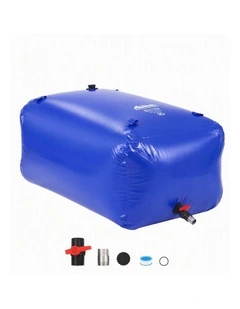 Weisshorn 1000L Water Bladder Bag Portable Storage Tank Container Blue Outdoor