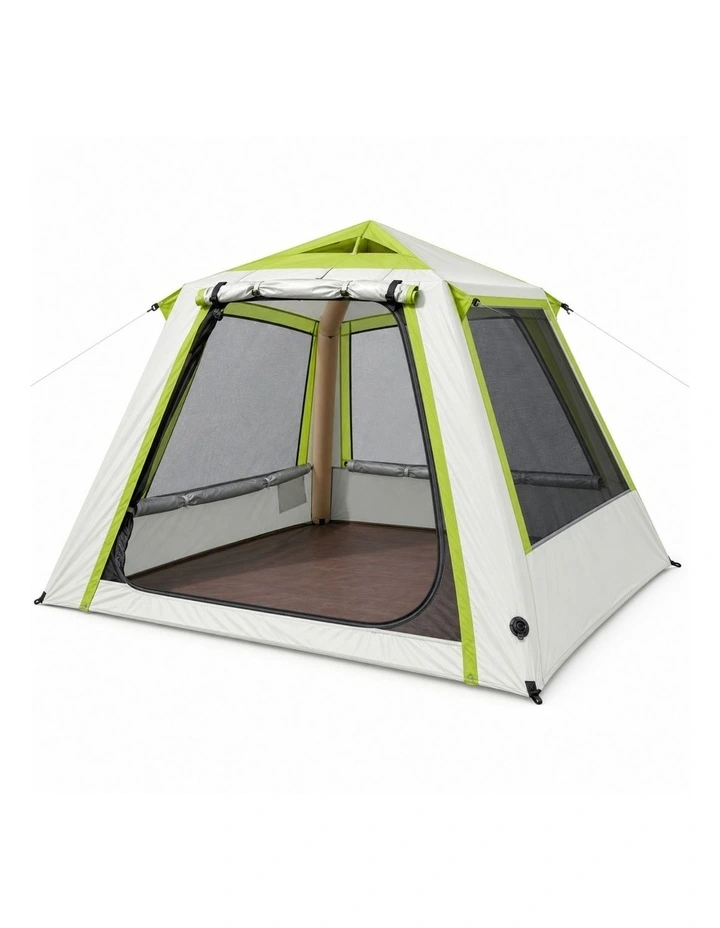 Weisshorn Inflatable Mesh Gazebo Tent, Air-Frame with Extendable Canopy image 1