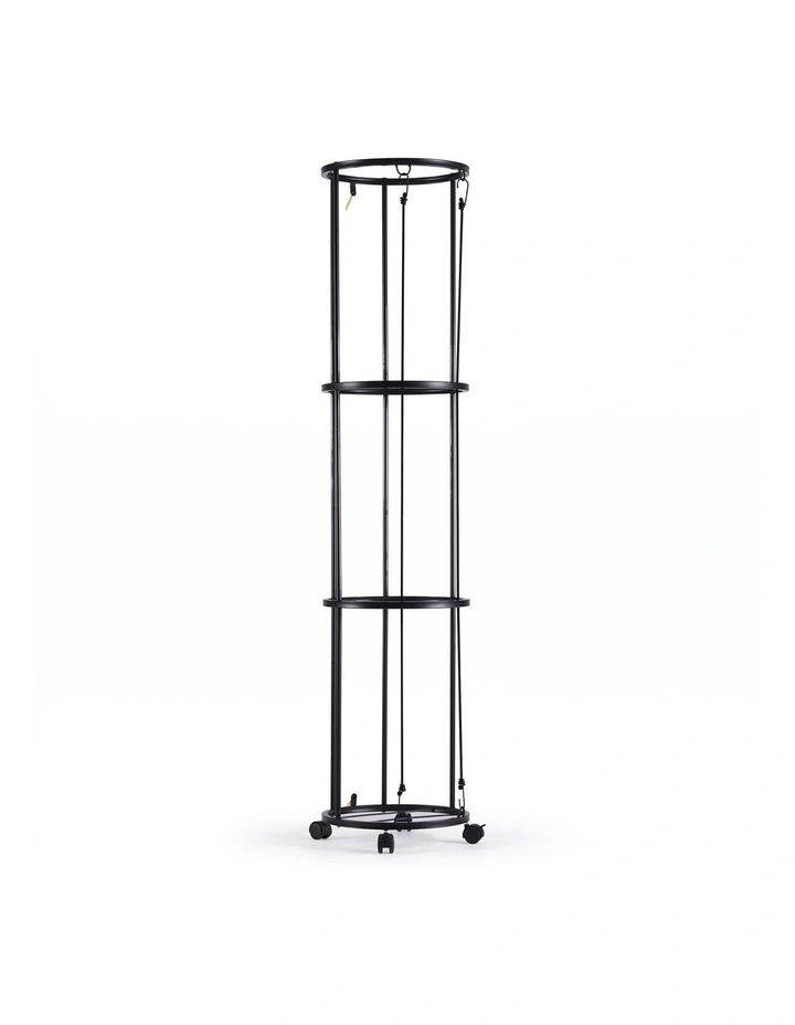Everfit Vertical Ball Storage Rack with Wheels Sports Equipment Organiser image 3