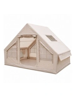 Weisshorn A-Frame Inflatable Air Tent with Mesh Windows, Family Glamping