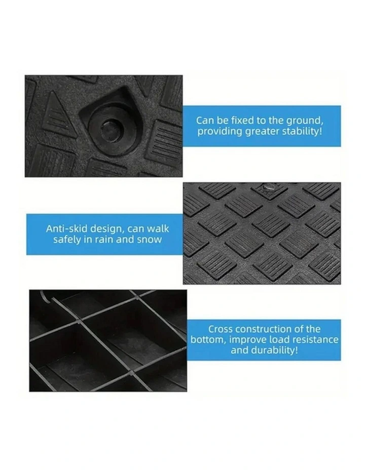 Heavy Duty Kerb Curb Ramp Threshold Ramps For Truck Wheelchair Car Motorbike Scooter Bicycle image 4