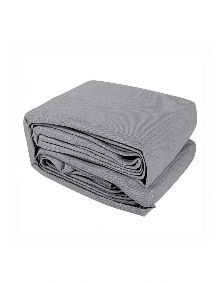Instahut Sun Shade Sail Cloth 98% UV Block Outdoor Canopy Rectangle 2X5M Grey image 3