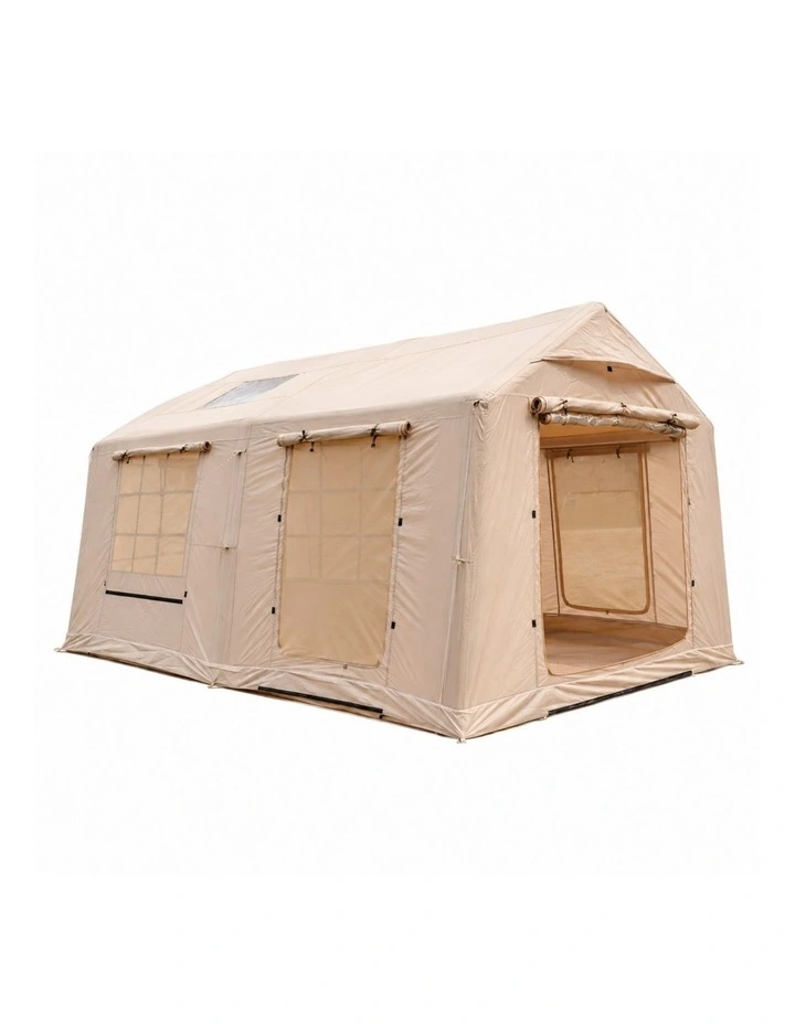 Weisshorn Inflatable Cabin Tent 300x400cm Side Awning Roof Skylight image 1