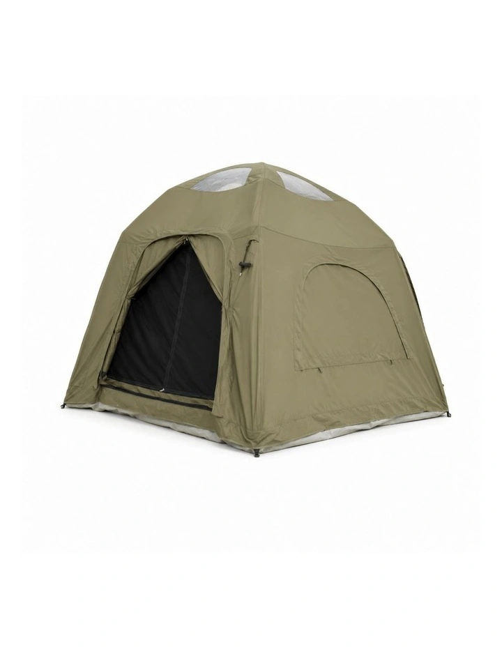 Weisshorn 4 Person Inflatable Camping Tent TC Canvas Sun Shade Rain-Ready image 7