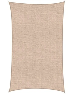 Instahut Sun Shade Sail Cloth 98% UV Block Outdoor Canopy Rectangle 5X9M Beige