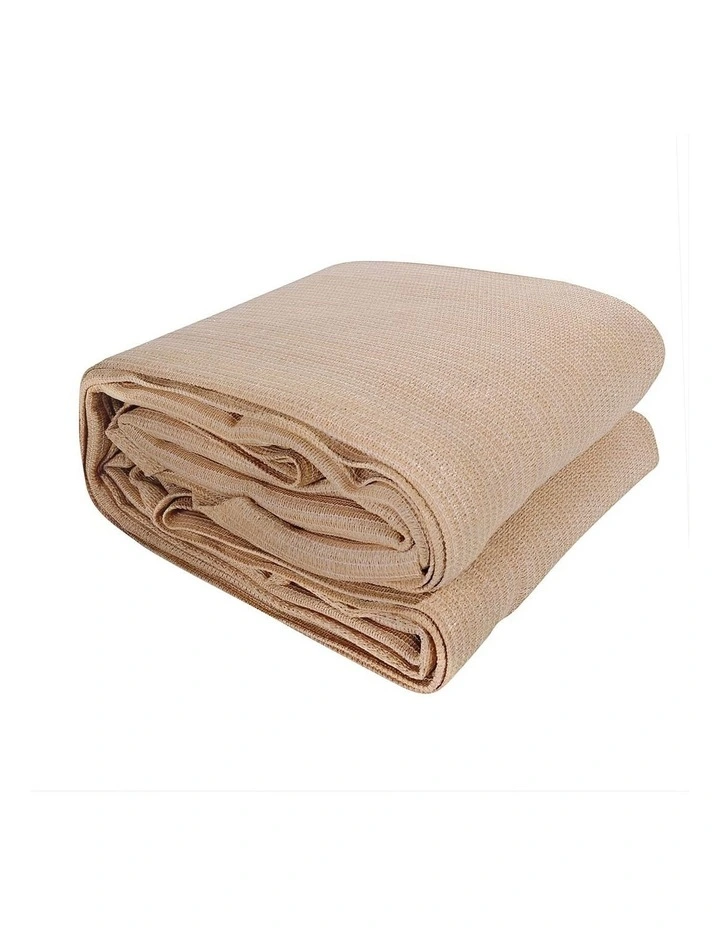 Instahut Sun Shade Sail Cloth 98% UV Block Outdoor Canopy Rectangle 5X9M Beige image 3