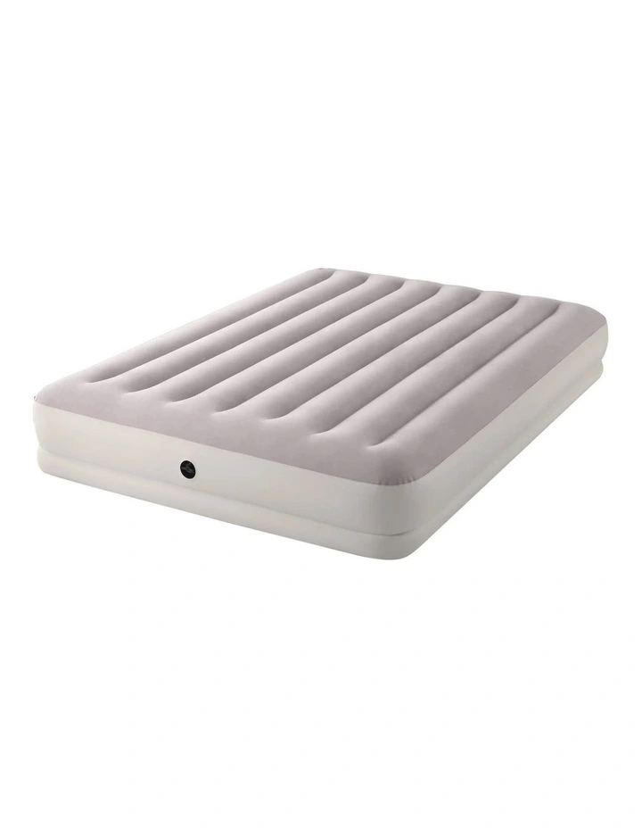Intex Cream Dura-Beam Prestige Mid-Rise Airbed with USB Pump - Queen image 3