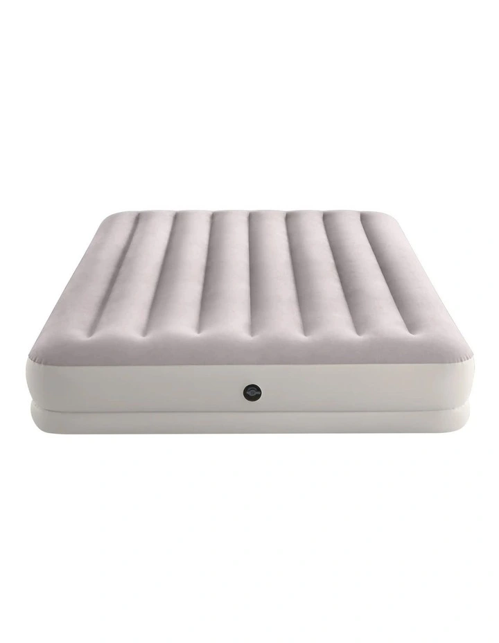 Intex Cream Dura-Beam Prestige Mid-Rise Airbed with USB Pump - Queen image 5